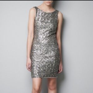 NWT Zara sequined dress